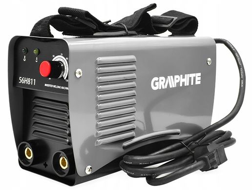 Сварочный инверторный аппарат Graphite, IGBT, 230В, 160А (56H812) 56H812 фото