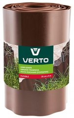 Verto Стрічка газонна, бордюрна, 20см x 9м, коричнева (15G515) 15G515 фото