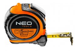 Neo Tools 67-195 Рулетка, сталева стрічка 5 м x 25 мм, магніт, двосторонній друк (67-195) 67-195 фото