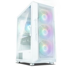 Zalman Корпус I3 Neo, без БП, 1xUSB3.0, 2xUSB2.0, 4x120mm RGB fans, TG Side Panel, ATX, белый (I3NEOWHITE) I3NEOWHITE фото
