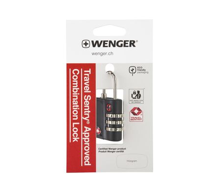 Wenger Замок кодовый, TSA Combination Lock, черный (604563) 604563 фото