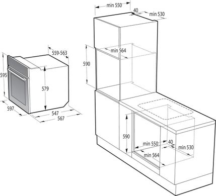 Встраиваемый духовой шкаф Gorenje BOPE759B BOPE759B фото