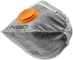 Neo Tools 97-311 Пылезащитная полумаска складная, с активированным углем FFP1, с клапаном, 3 шт (97-311) 97-311 фото