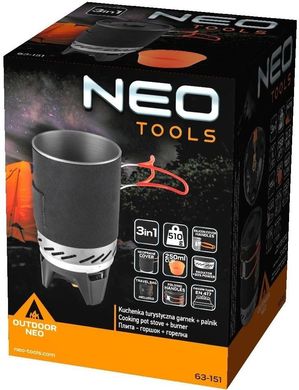 Neo Tools Набір посуду туристичного 3 в 1 (63-151) 63-151 фото