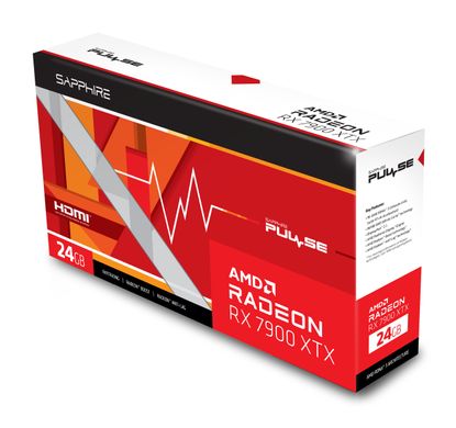 SAPPHIRE Видеокарта Radeon RX 7900 XTX 24GB GDDR6 Pulse Gaming OC (11322-02-20G) 11322-02-20G фото