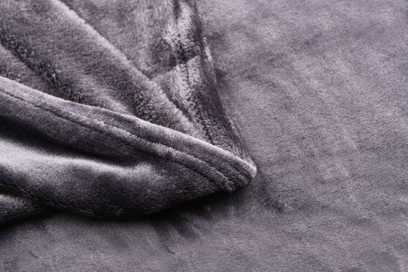 Плед ARDESTO Flannel, 160х200см, темно-сірий, 100% поліестер (ART0210SB) ART0210SB фото