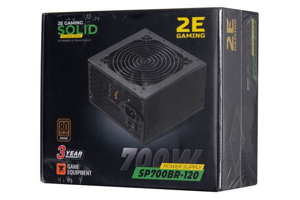 2E Gaming Блок живлення SOLID POWER (700W) (2E-SP700BR-120) 2E-SP700BR-120 фото