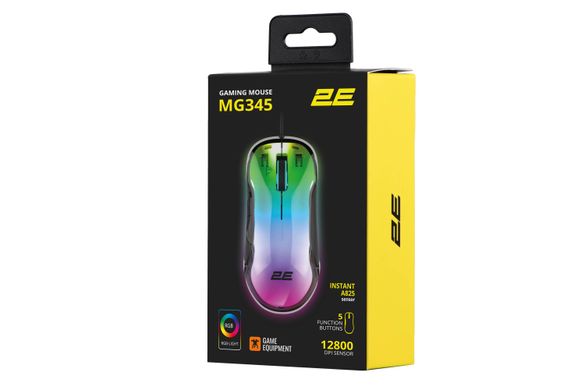 2E Gaming Мышь MG345 RGB USB Transparent (2E-MG345TR) 2E-MG345TR фото