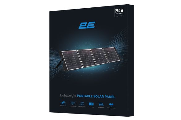 2E Легкая портативная солнечная панель 250 Вт, 4S, 3M MC4/Anderson (2E-PSPLW250) 2E-PSPLW250 фото