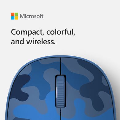 Microsoft Мышь Camo SE Bluetooth Blue Camo (8KX-00024) 8KX-00024 фото