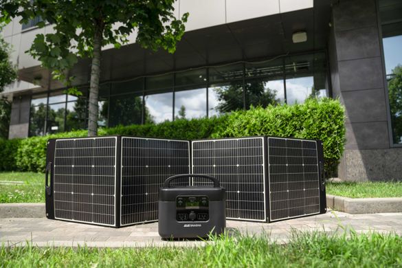 2E Легкая портативная солнечная панель 100 Вт, 2S, 3M Anderson, QC3.0, 24 Вт+Type-C 45 Вт (2E-PSPLW100) 2E-PSPLW100 фото
