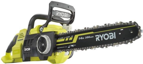 Ryobi Пила ланцюгова RY36CSX35A-0 акумуляторна, 36В, Oregon 35см, 3/8 5133004595 фото