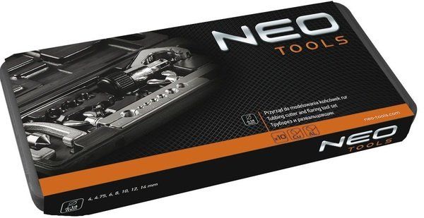 Neo Tools Набор для развальцовки труб от 4 до 14 мм, набор 10 шт. 02-050 (02-050) 02-050 фото