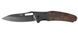 Neo Tools 63-115 Нож складной, 22см, лезвие 11см, ручка SS+деревянная, 3Cr13, лезвие с сатиновым покрытием, зажим для ремня (63-115) 63-115 фото 1