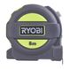 Ryobi Рулетка RTм5м, 8м, двустороннее нейлоновое покрытие, TPR корпус, 4 заклепки (5132004361) 5132004361 фото 2