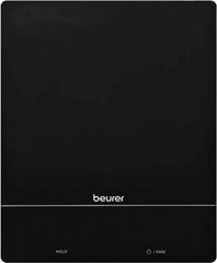 Beurer Ваги кухонні, 15кг, сенс. управління, 3хААА в комплекті, скло, чорний (KS_34) KS_34 фото