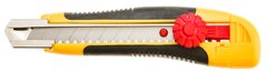 Topex 17B118 Нож с отламывающимся лезвием 18 мм, фиксатор (17B118) 17B118 фото