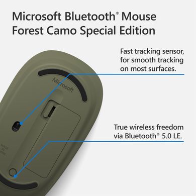 Microsoft Мышь Camo SE Bluetooth Green Camo (8KX-00036) 8KX-00036 фото