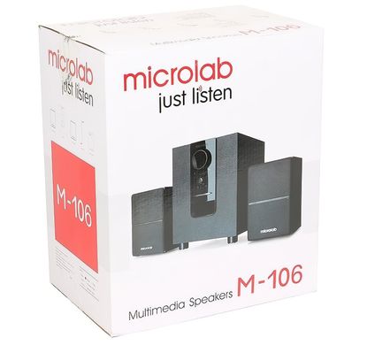 Microlab Колонки 2.1 M-106 Black (M-106) M-106 фото