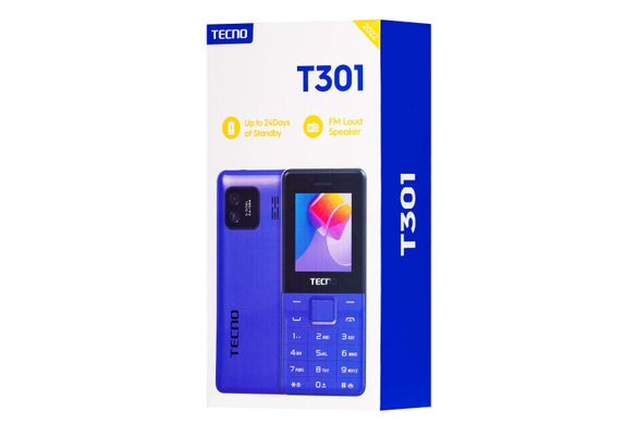 Мобильный телефон TECNO T301 2SIM Blue (4895180778698) 4895180778698 фото