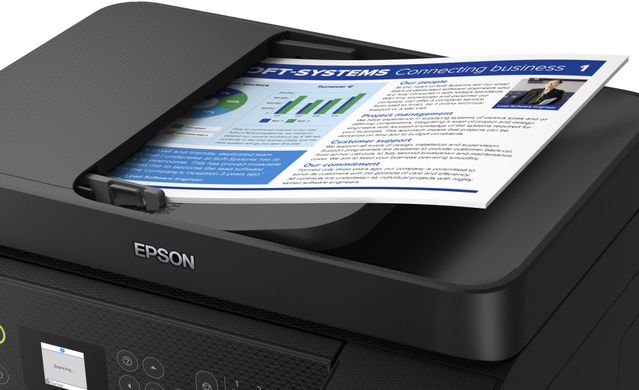 Epson МФУ ink color A4 EcoTank L5290 33_15 ppm Fax ADF USB Ethernet Wi-Fi 4 inks (C11CJ65407) C11CJ65407 фото