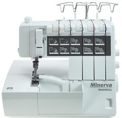 Швейная машина Minerva Коверлок M4000CL, 120Вт, 20 оп., (5, 4, 3, 2-х ниткові шви), білий (M4000CL) M4000CL фото