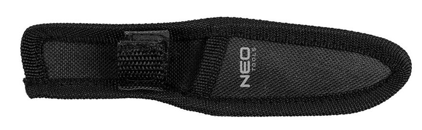 Neo Tools 63-106 Нож Bushcraft, 16.5см, лезвие 9.4см, 3Cr13, ручка TPR, нейлоновый чехол (63-106) 63-106 фото
